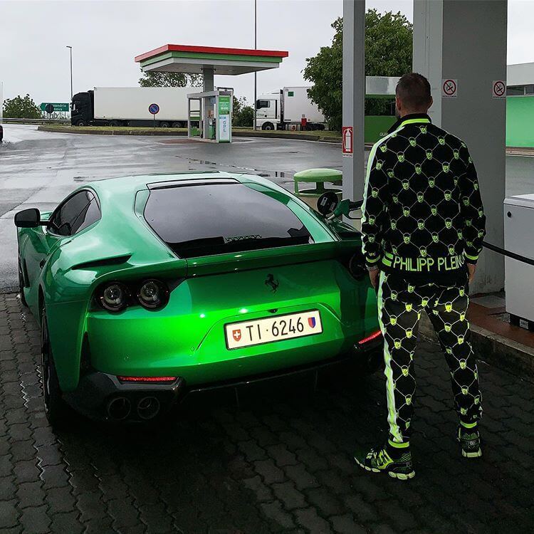 philipp plein ferrari verde