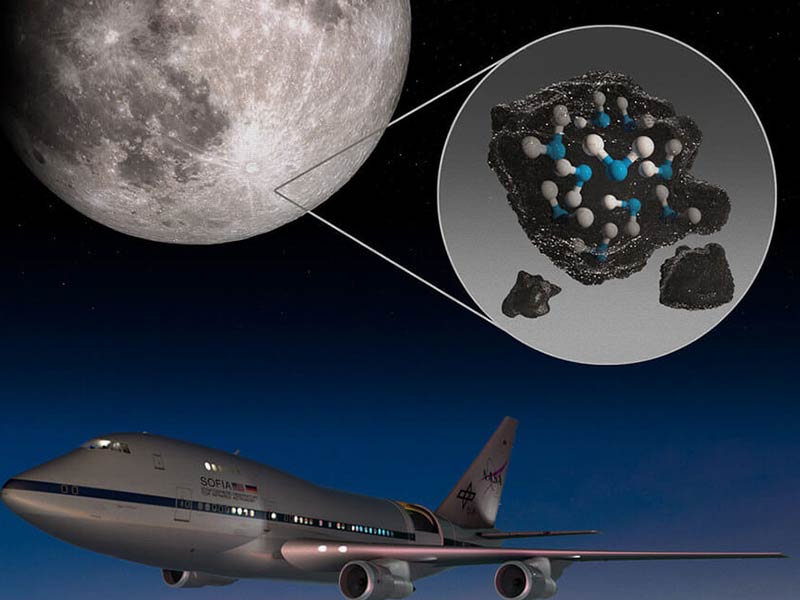 La NASA ha descubierto agua en la Luna