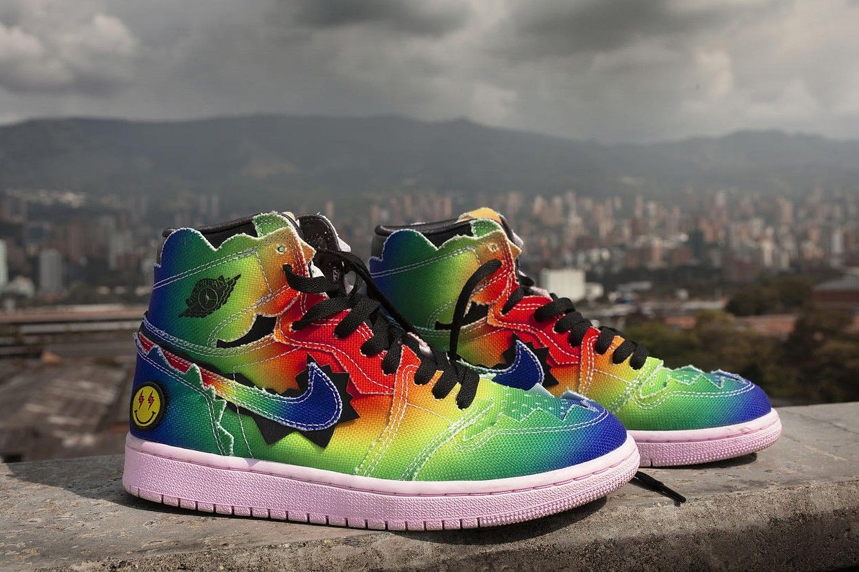 J Balvin x Air Jordan 1: disruptive 