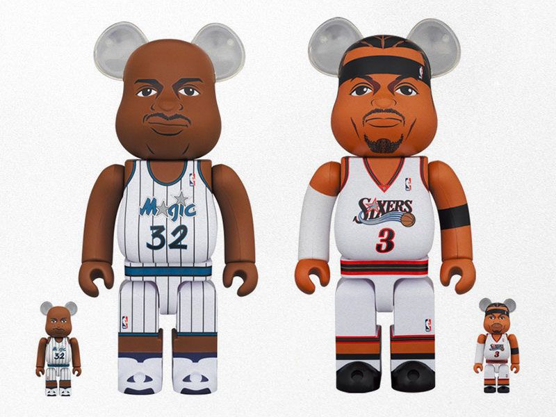 Medicom Toy immortalizes Shaquille O’Neal and Allen Iverson in the form of collectible BE@RBRICKS
