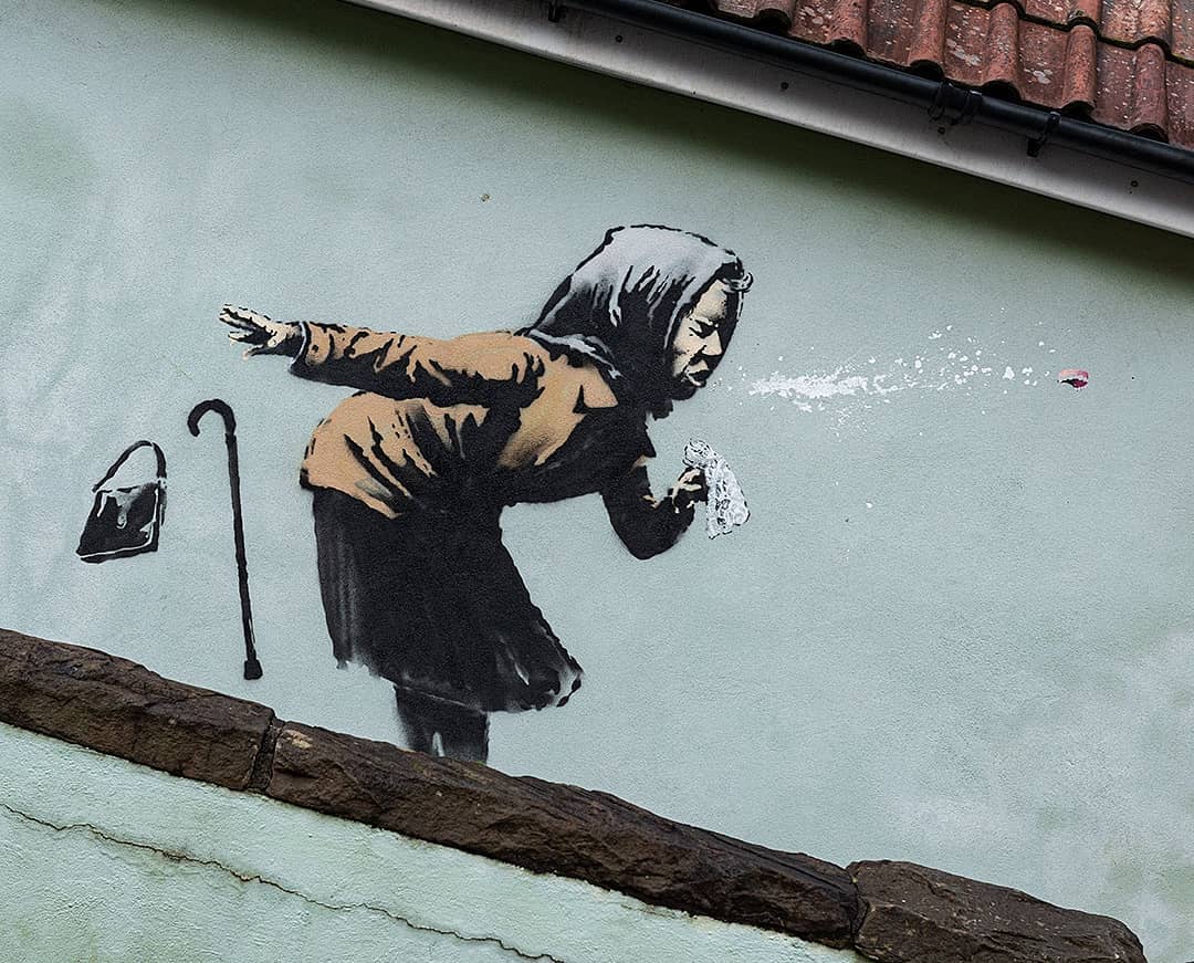 Banksy anciana