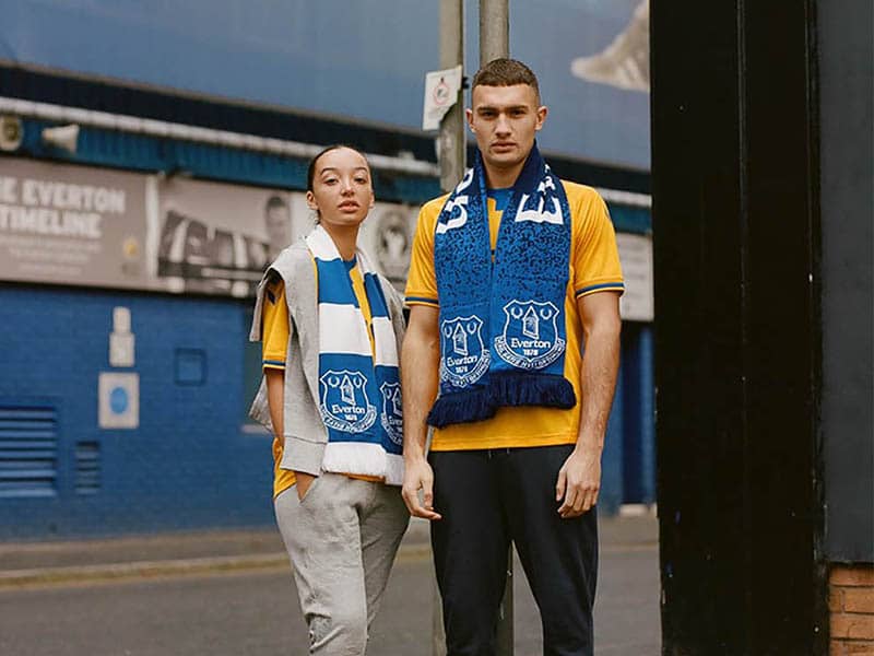 Hummel SS21 pays tribute to Everton FC hooligans
