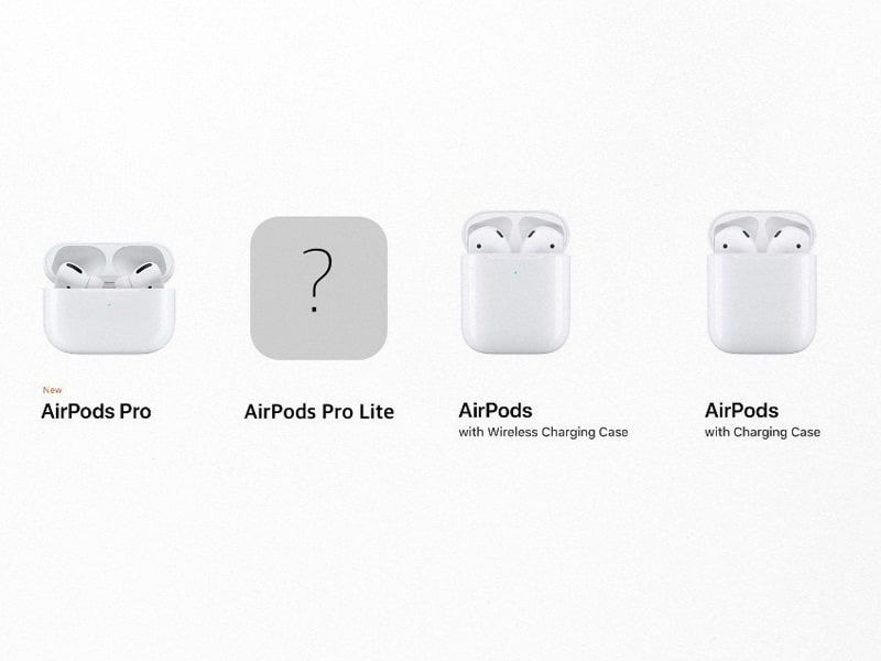 Los AirPods Pro Lite de apple costarían 229€