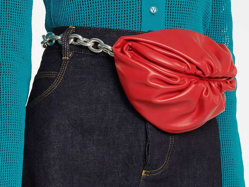 The Bottega Chain Pouch is now a fanny pack