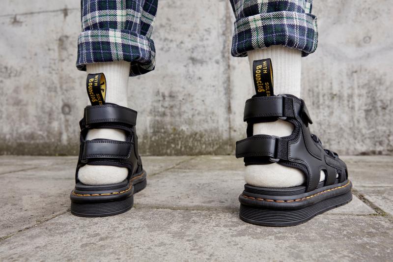 Dr martens sandals with on sale socks