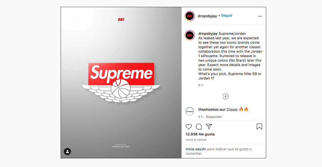 Y la silueta elegida por Supreme y Nike es la Courtposite - HIGHXTAR.