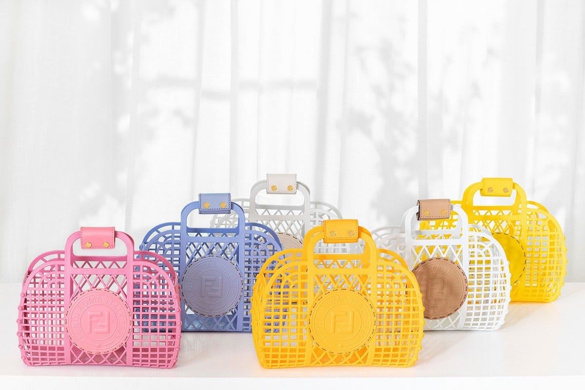 Fendi SS21 Recycled PVC Basket Handbag Collection