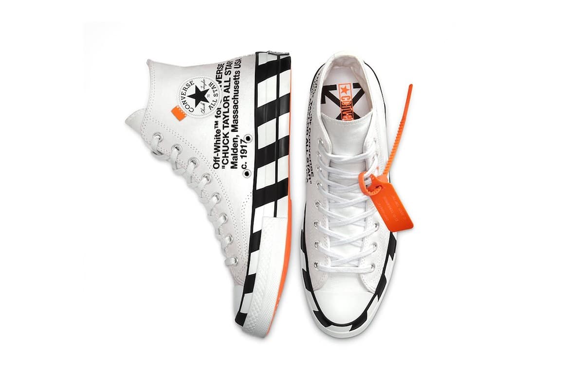 Converse x off white drop best sale