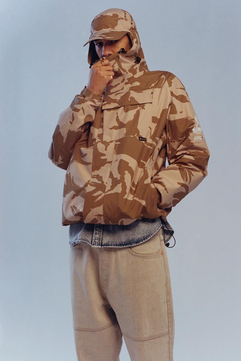 Palace Pertex Q-Lite Down Jacket Brown Moss Camo Men's - SS22