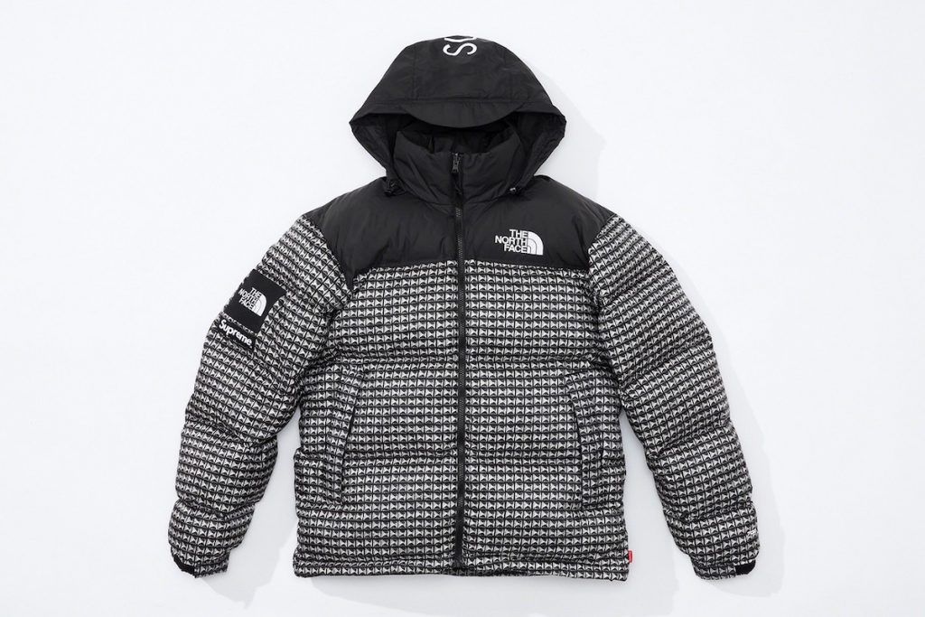 supreme north face leopard jacket
