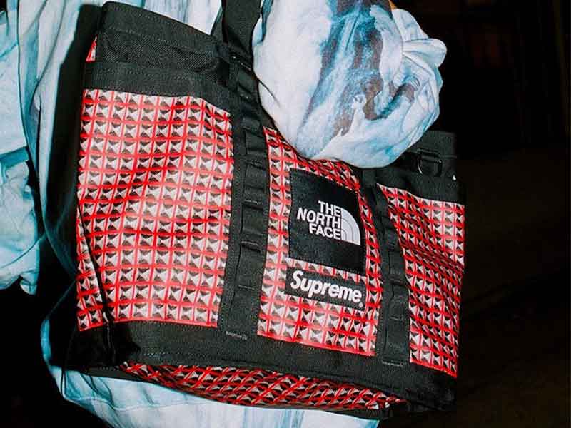 Brand New Supreme x The North Face Studded Explore Utility Tote