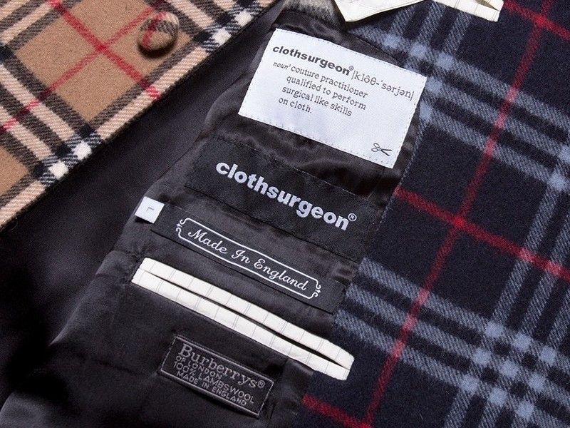 Clothsurgeon launches a capsule inspired by Burberry scarves