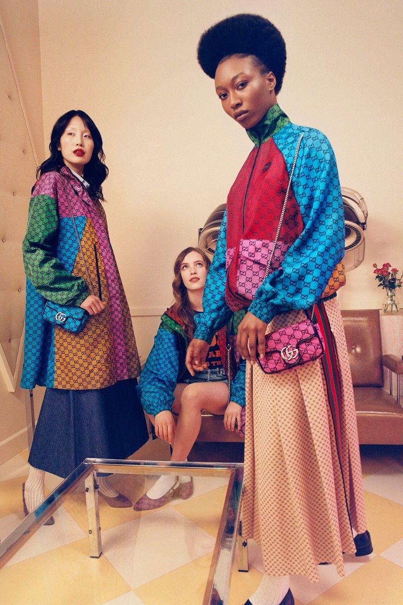 Gucci goes for the multicolor monogram in its latest collection