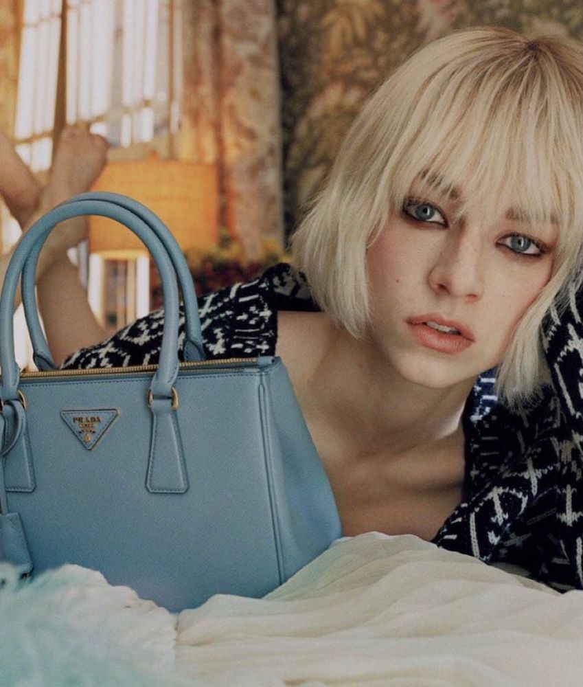 Hunter Schafer Stars in Prada's Symbole Bag Campaign