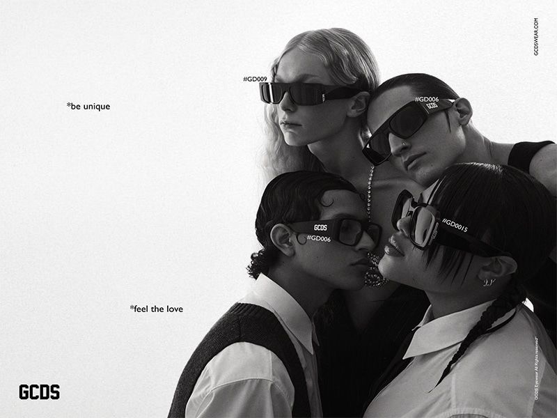 GCDS presents its first sunglasses campaign