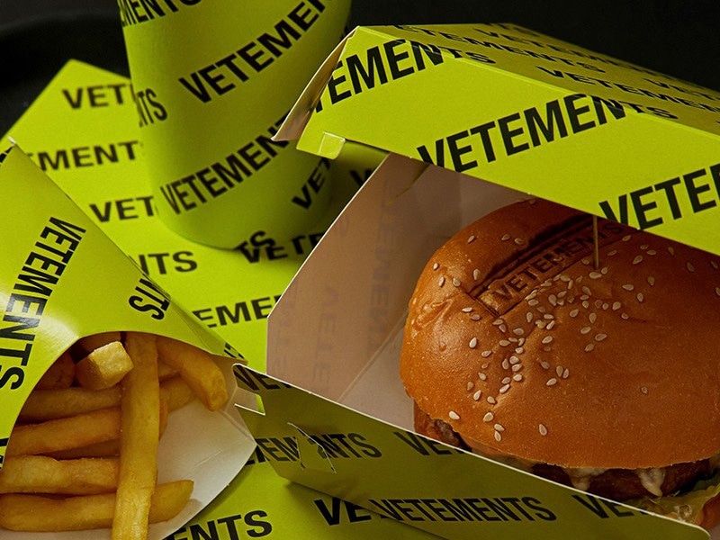 This is the 2nd burger created by Vetements