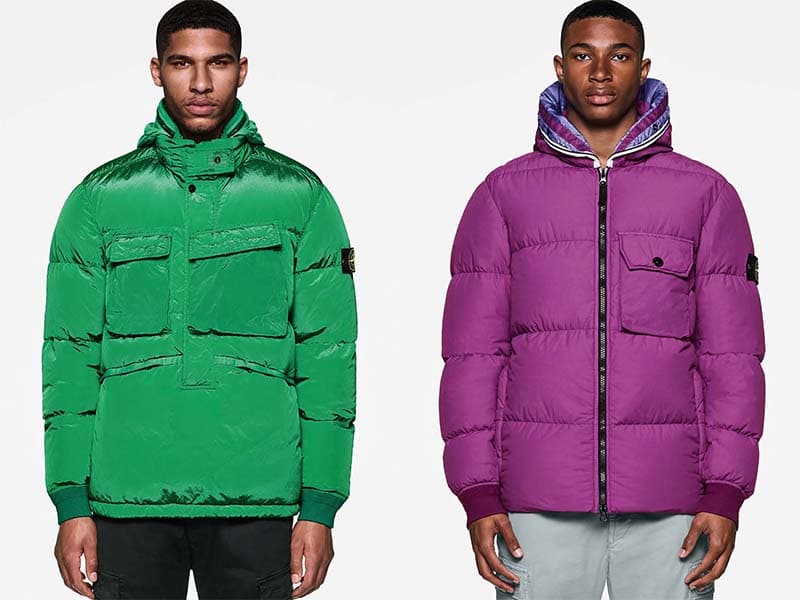 The coat for the coming winter is from Stone Island FW22