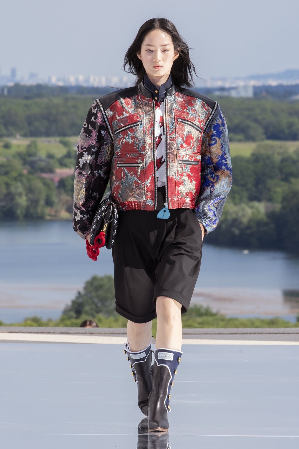 Louis Vuitton Cruise 22 was a futuristic journey to outer-space