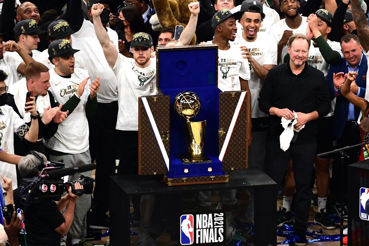 Louis Vuitton Unveils NBA Finals Trophy Case