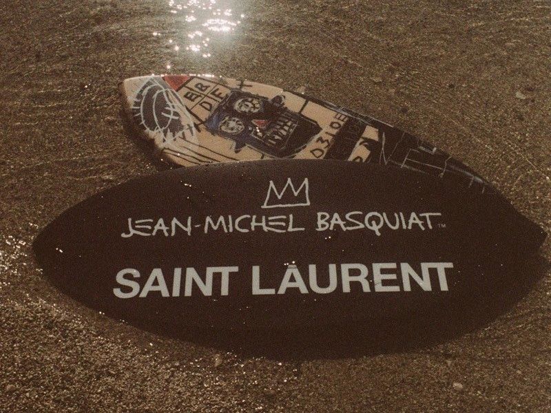 This is Saint Laurent´s tribute to Basquiat