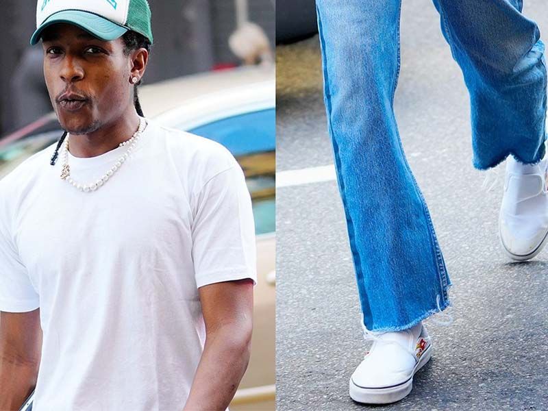 ASAP Rocky reinvents the Vans Slip-Ons