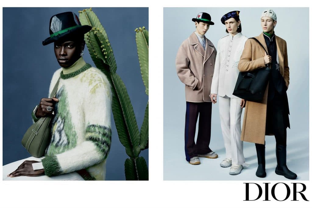 This is the Dior Winter 2021 campaign in collaboration with Peter 