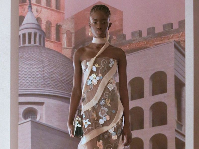 Viaja al mundo onírico de Kim Jones a través de Fendi FW21 Couture