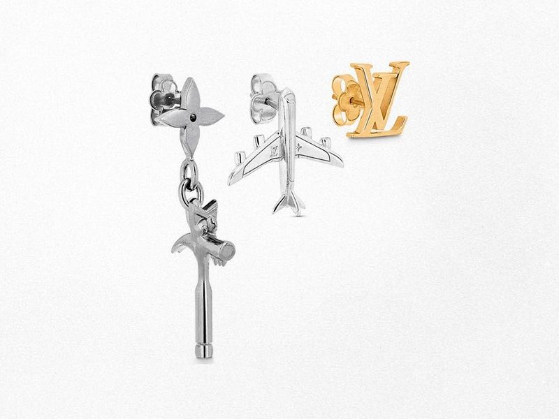 Louis Vuitton launches a trio of earrings called “LV Comics”