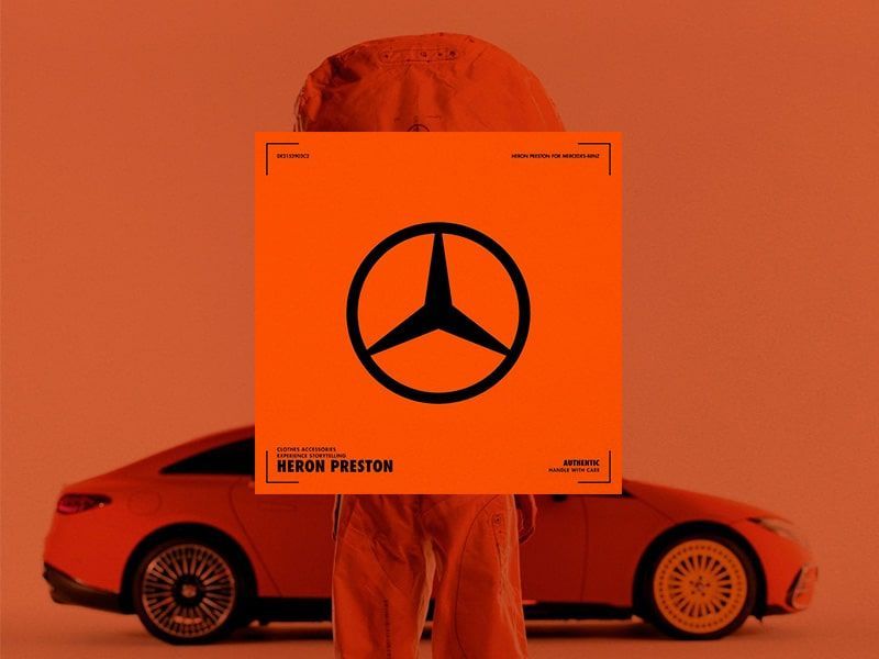Heron Preston & Mercedes Benz on clothing collection made from airbags