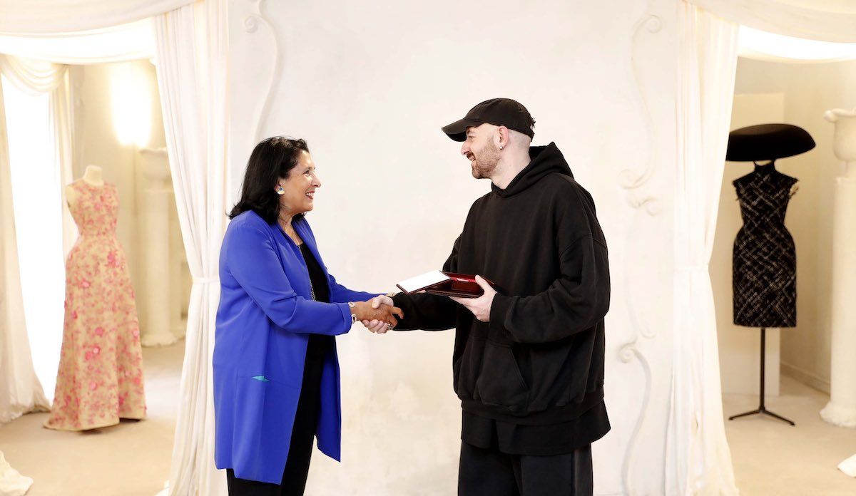 Balenciaga Creative Director Demna Gvasalia Presented With