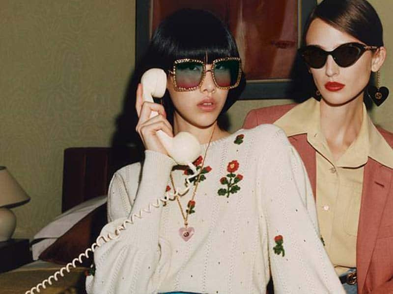 The eyewear for the FW21 season is from Gucci