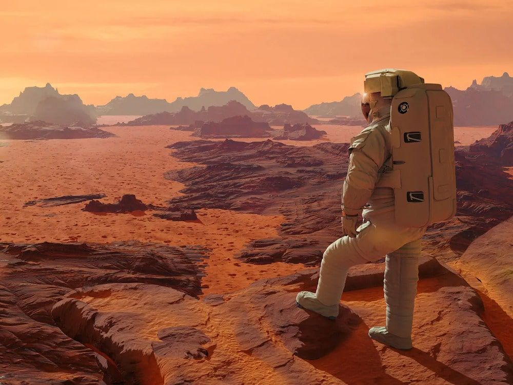 Future Mars bases could be built with tears, blood and sweat