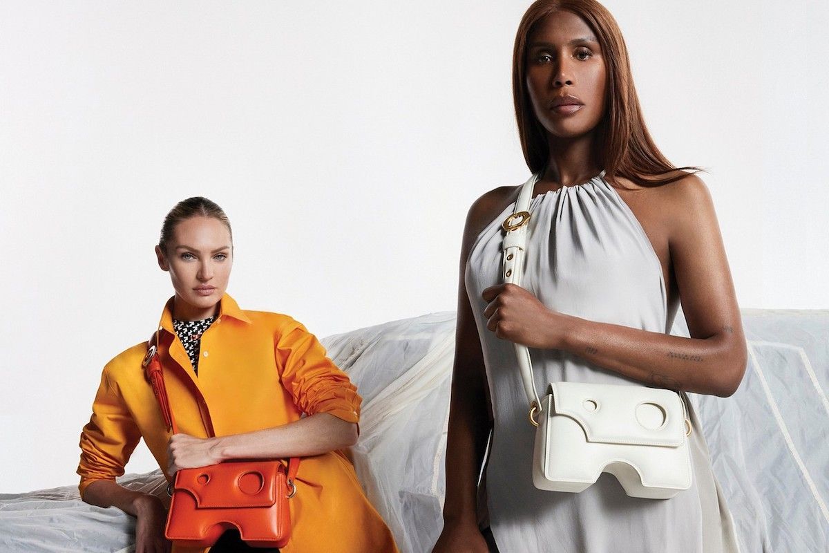The Burrow Bag is the star of Off-White's new FW21 campaign