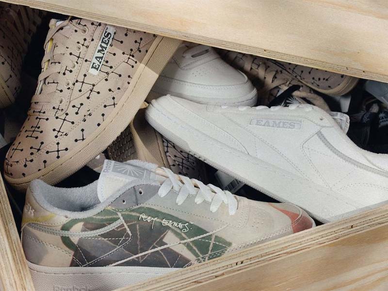 Reebok honors Eames legacy with iconic Club C collaboration