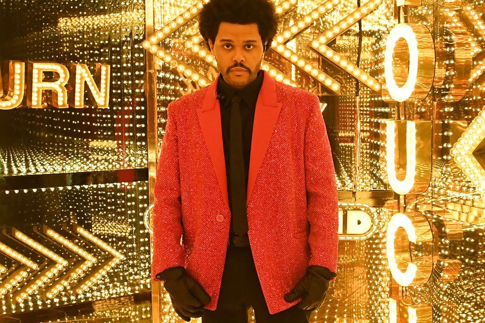 Blinding Lights The Weeknd Red Blazer