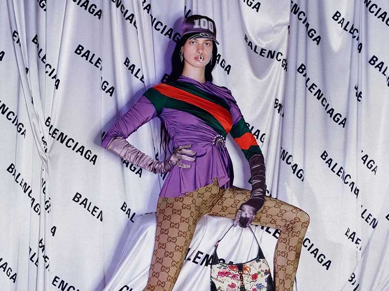 The hacked Gucci x Balenciaga collection is out now