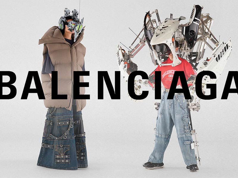 La última campaña de Balenciaga es un espectáculo cyber-punk