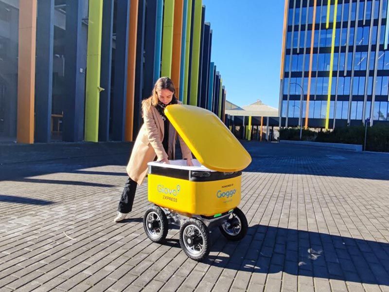 Glovo Madrid will now deliver its orders with a robot