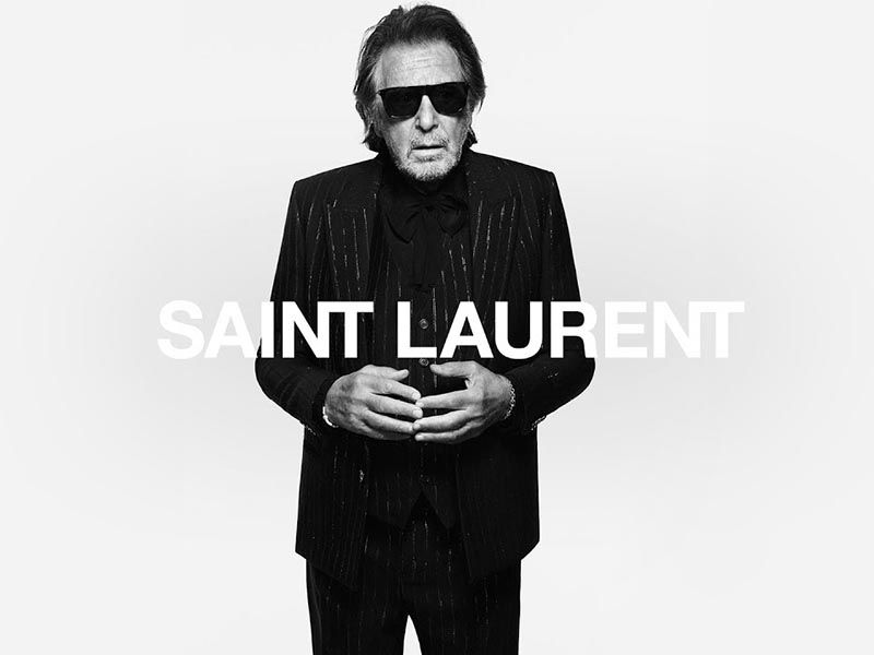 Al Pacino es la nueva imagen de Saint Laurent Spring 22