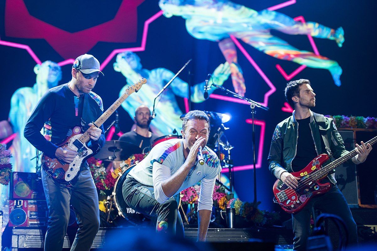 Coldplay Band in 2025 Concert