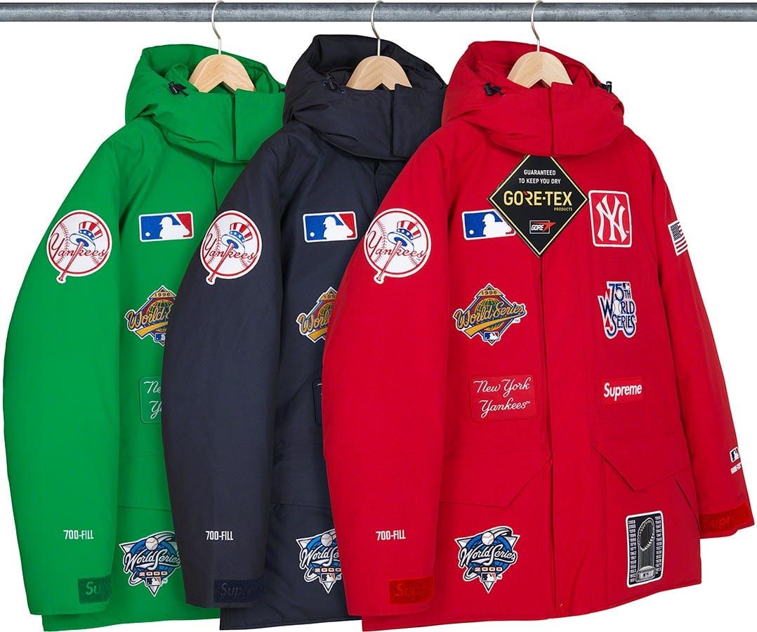 Supreme introduces the GORE TEX jacket with MLB HIGHXTAR