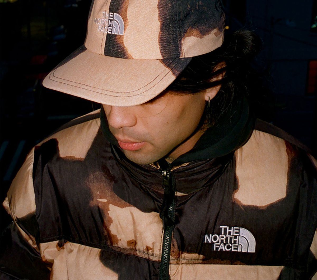 the north face supreme leopard