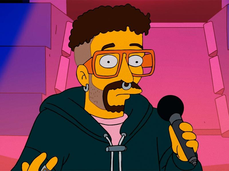 Bad Bunny becomes a new Simpsons’ character