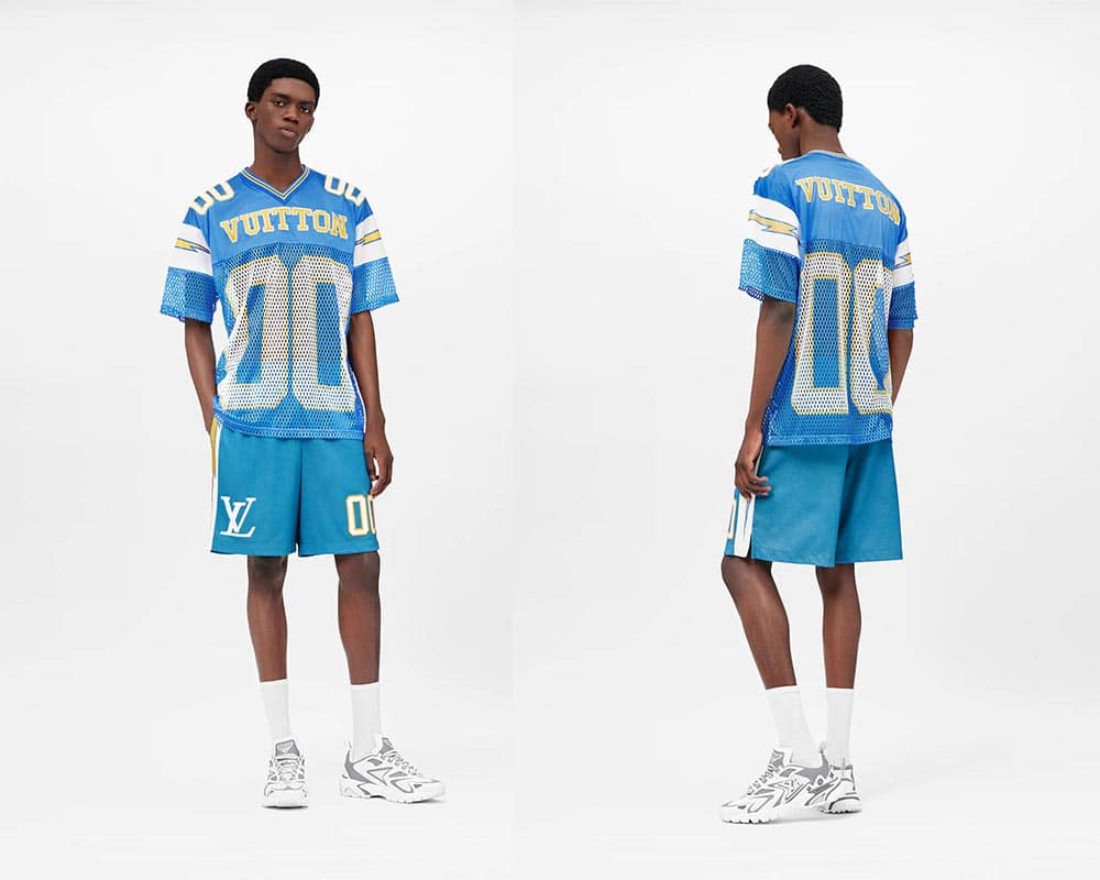 Louis Vuitton made a dress inspired by NFL jerseys