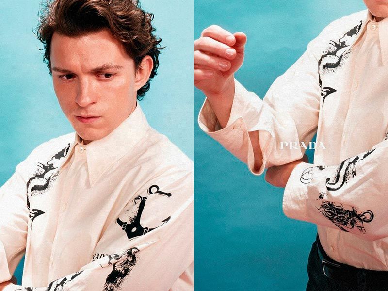 Tom Holland is the centre of attention in Prada’s latest campaign