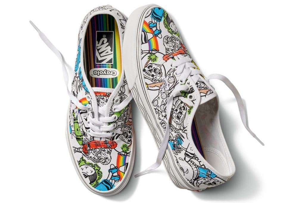 Vans and Crayola celebrate the spirit of creativity