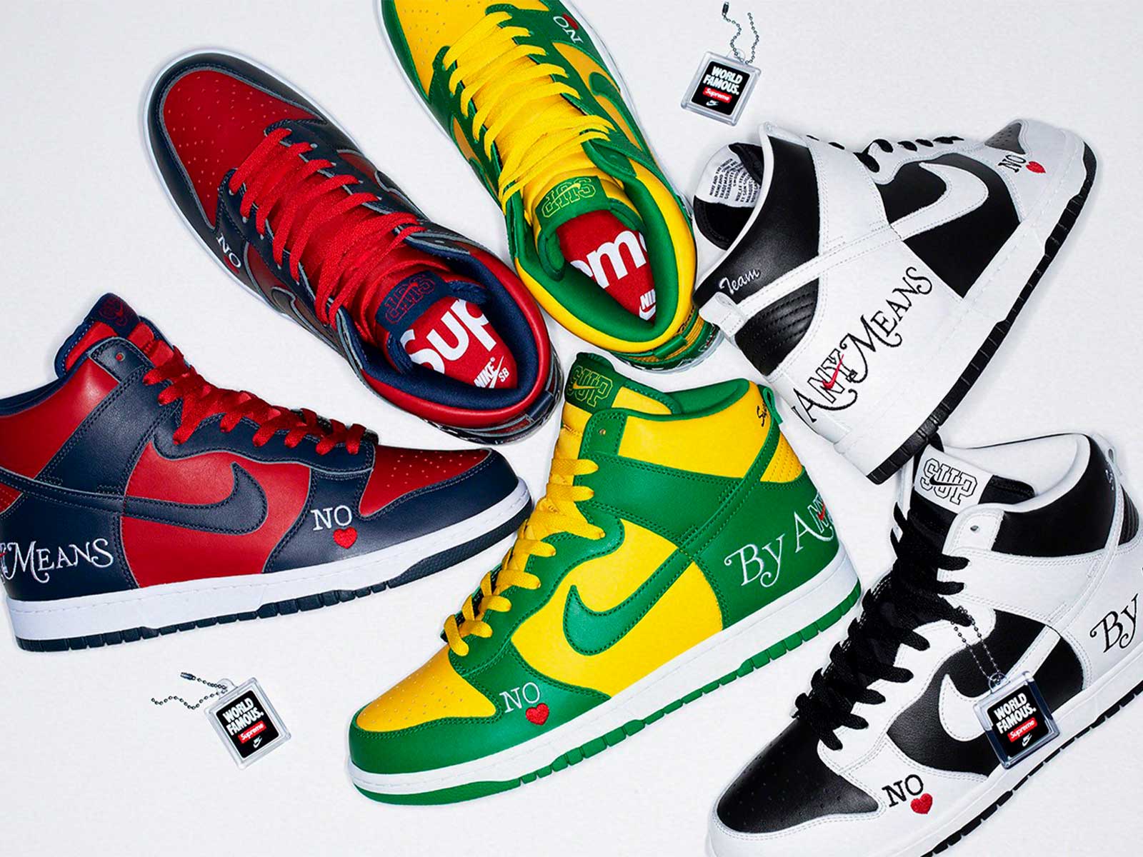 Supreme announces its next collaboration with Nike SB and versions of the Dunk High
