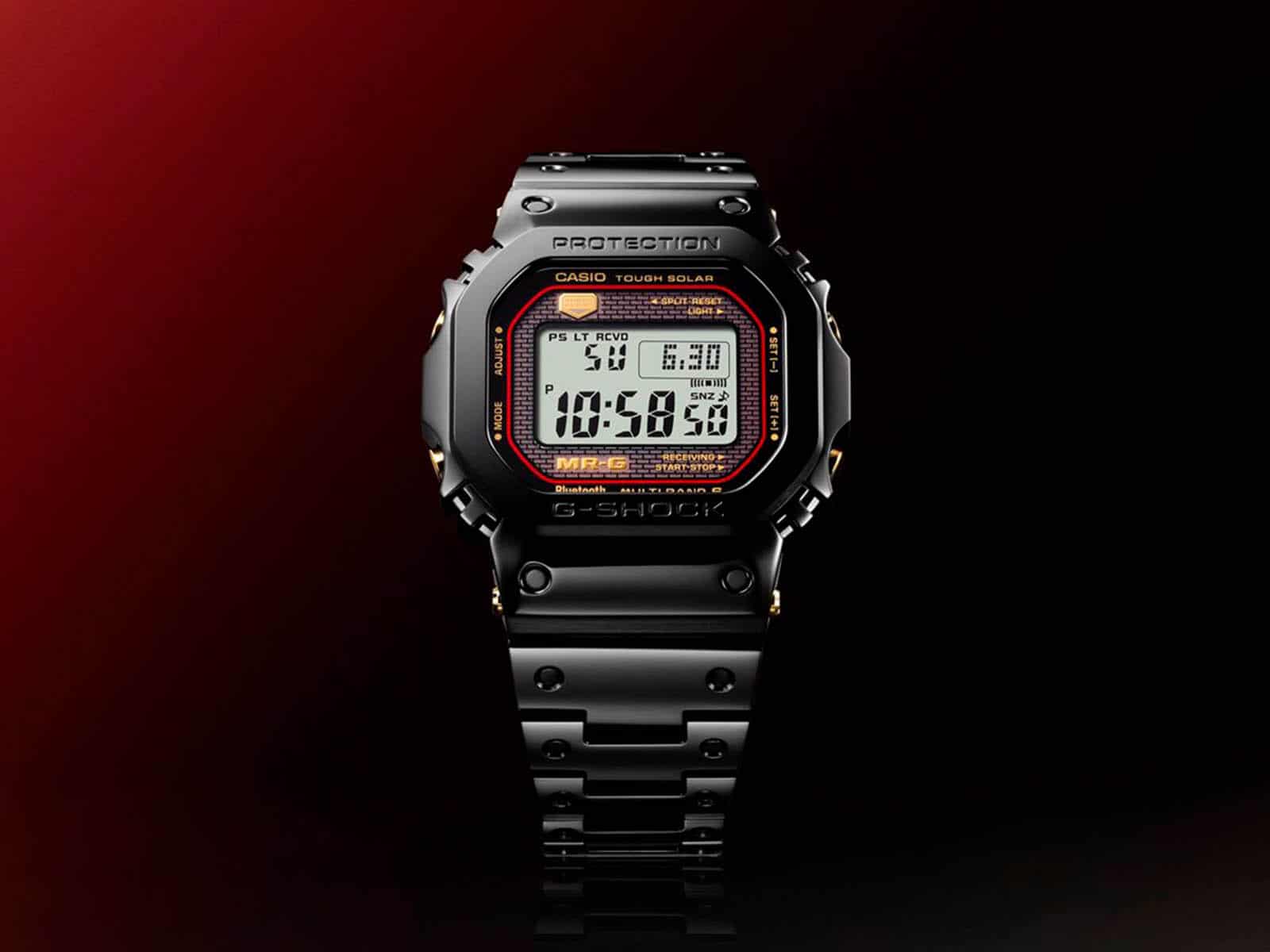 G-SHOCK y su versión premium MR-G del DW-5000 original de 1983