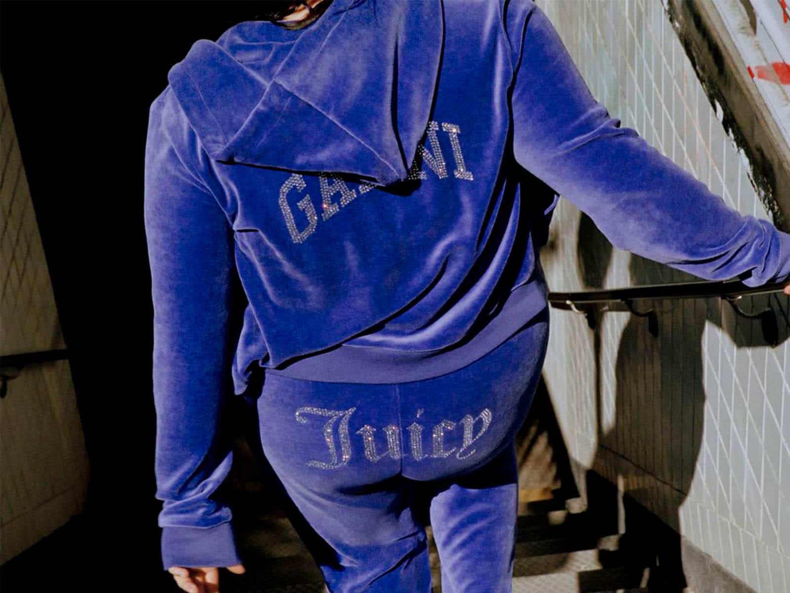 Ganni and Juicy Couture launch sustainable version of their Y2K tracksuit