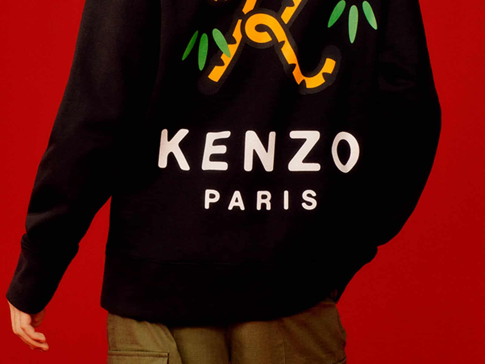 Kenzo x Nigo tiger tail Black